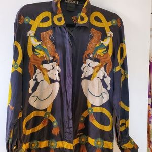 Rhinestone cowboy Super Fabulous Escada blouse